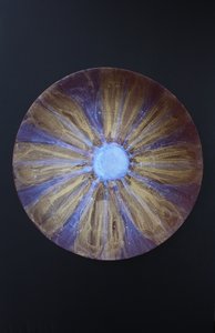 Vessel 34, 2023 (Acryl op bamboeschaal)