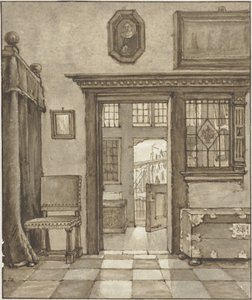 Binnenhuis door Gerrit Lamberts