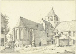 De kerk te Laeken bij Brussel