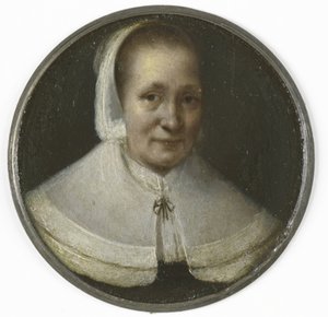 Portret van een vijftigjarige vrouw