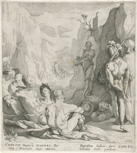 Prediking van Johannes de Doper door Gerrit Pietersz. Sweelink