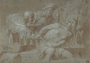 Susanna en de ouderlingen, begin 17e-midden 17e eeuw door Gerrit van Honthorst