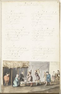 Aanbidding der herders door Gesina ter Borch