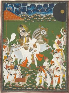 Maharana Bhim Singh in Processie door Ghasi