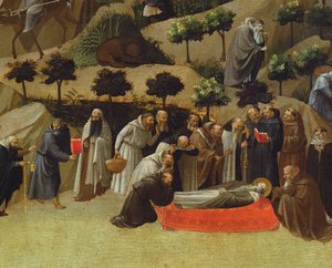 Detail van de Thebaid, dood van een heilige, c.1410 door Gherardo Starnina
