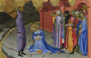 De onthoofding van Sint Margaretha, c.1409 door Gherardo Starnina