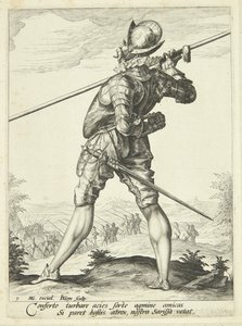 Een piekenier door Gheyn, Jacques II de