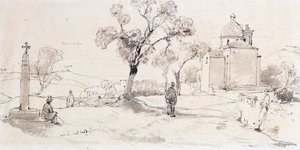 Landschap van Arola door Giacinto Gigante