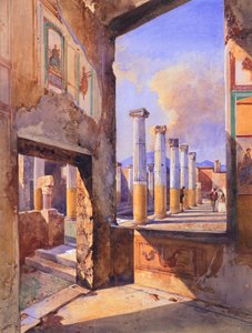 Het Huis van de Gekleurde Kapitelen in Pompeii