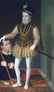 Portret van Karel Emanuel I als kind door Giacomo (1509 73) Vighi
