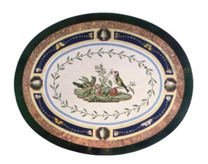 Micromozaïek tafelblad, Rome, eind 18e eeuw door Giacomo (attr. to) Raffaelli