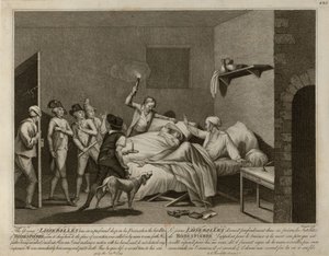 De Jonge Loiserolles wordt uit zijn cel gehaald om naar de executie te worden gebracht door Giacomo Aliprandi