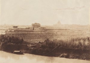 Gezicht op Rome,1857 (foto)