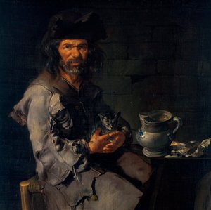 Twee bedelaars door Giacomo Ceruti