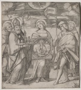 Patroonheiligen van Bologna door Giacomo Francia