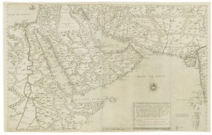 Kaart van India en Zuidoost-Azië; Il Disegno Della Terza Parte Dell