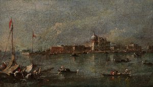 Venetiaanse scène, laat 18e - begin 19e eeuw