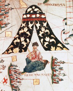 De koning van de Tartaren (Miniatuur, ca. 1563)