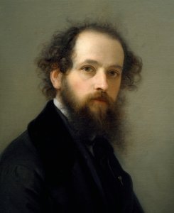 Zelfportret door Giacomo Trecourt (1812-1882)