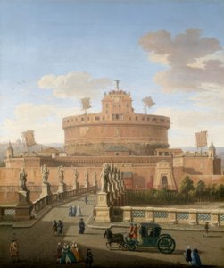 Rome, uitzicht op de Engelenburcht