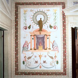 Kleine kamer van de groteske door Giambattista 1526 78 Zelotti