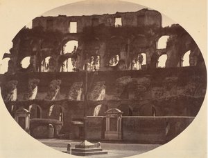 Interieur van het Colosseum, 1850s door Giambattista Altadonna