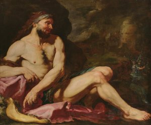 Simson zegevierend door Giambattista Langetti