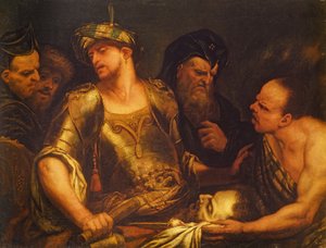 De Beul presenteert het hoofd van Johannes de Doper aan koning Herodes