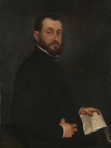Portret van een man door Giambattista Moroni