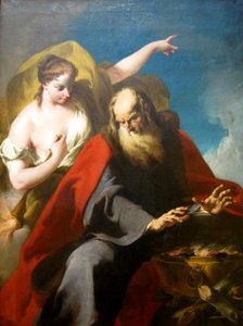 Allegorie van zomer en winter