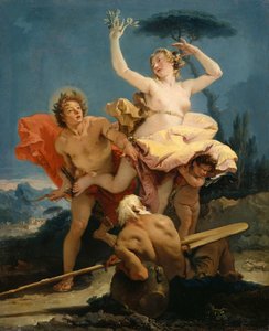Apollo en Daphne, 1743-1745 door Giambattista Tiepolo