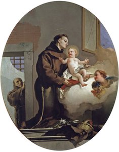 Sint Antonius van Padua met het Kind Jezus, 1767-1769