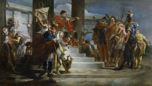 Scipio Africanus Bevrijdt Massiva door Giambattista Tiepolo
