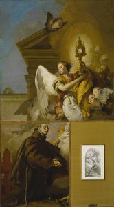 Het Visioen van Sint Paschal Baylon, 1767-1769
