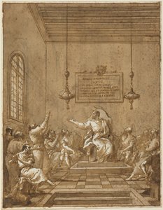 De Geloofsbelijdenis van de Apostelen door Giambattista & Tiepolo Giandomenico (1727-1804) Tiepolo