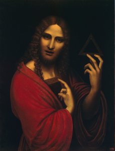 Christus met het symbool van de Drie-eenheid, eerste helft van de 16e eeuw