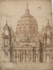 Alternatief voorstel voor de gevel van de Basiliek van Sint-Pieter in het Vaticaan