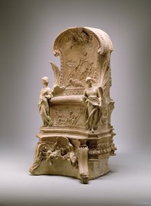 Stoel van St. Peter, 1658 (terracotta) door Gian Lorenzo Bernini
