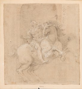 Keizer Constantijn te paard. door Gian Lorenzo Bernini