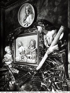 Monument voor Francesco en Giovanni Silva door Gianlorenzo Bernini, 1663 door Gian Lorenzo Bernini