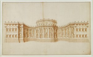 Project voor het Louvre ... door Gian Lorenzo Bernini