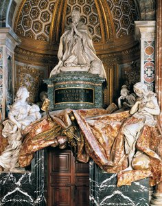Graf van Alexander VII door Gian Lorenzo Bernini