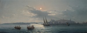 Uitzicht op de Grote Haven, Valletta, 1885