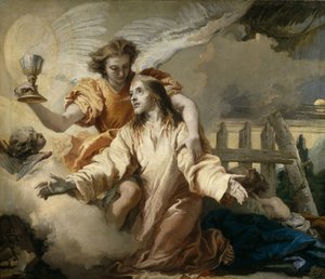 De doodsangst in de tuin, 1772 door Giovanni Domenico Tiepolo