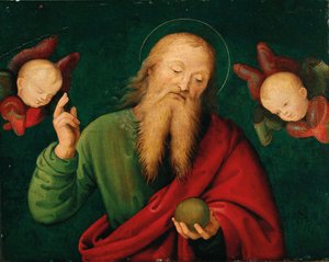 God de Vader met Engelen