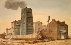 Uitzicht op de Clink Street Waterworks, Southwark