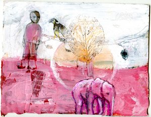 Houtduif en Olifant, 2014 door Gigi Sudbury