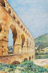 Pont du Gard, Frankrijk door Gilbert Cass