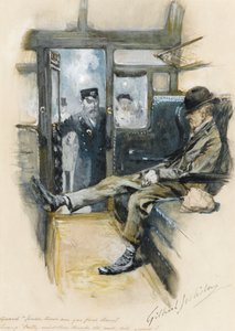 De treinwachter door Gilbert Holiday