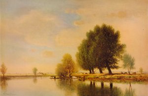 Aan de Seine, ca. 1885, 1938 door Gilbert Munger